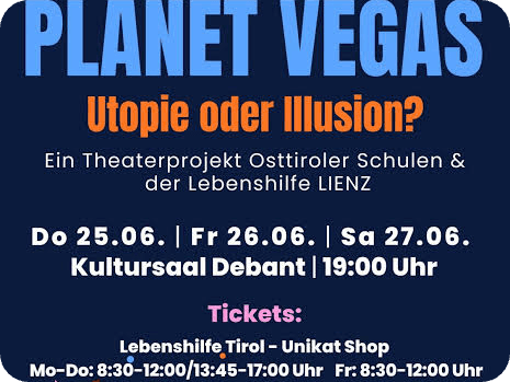 Planet Vegas, Ein Theaterprojekt, das Mut macht