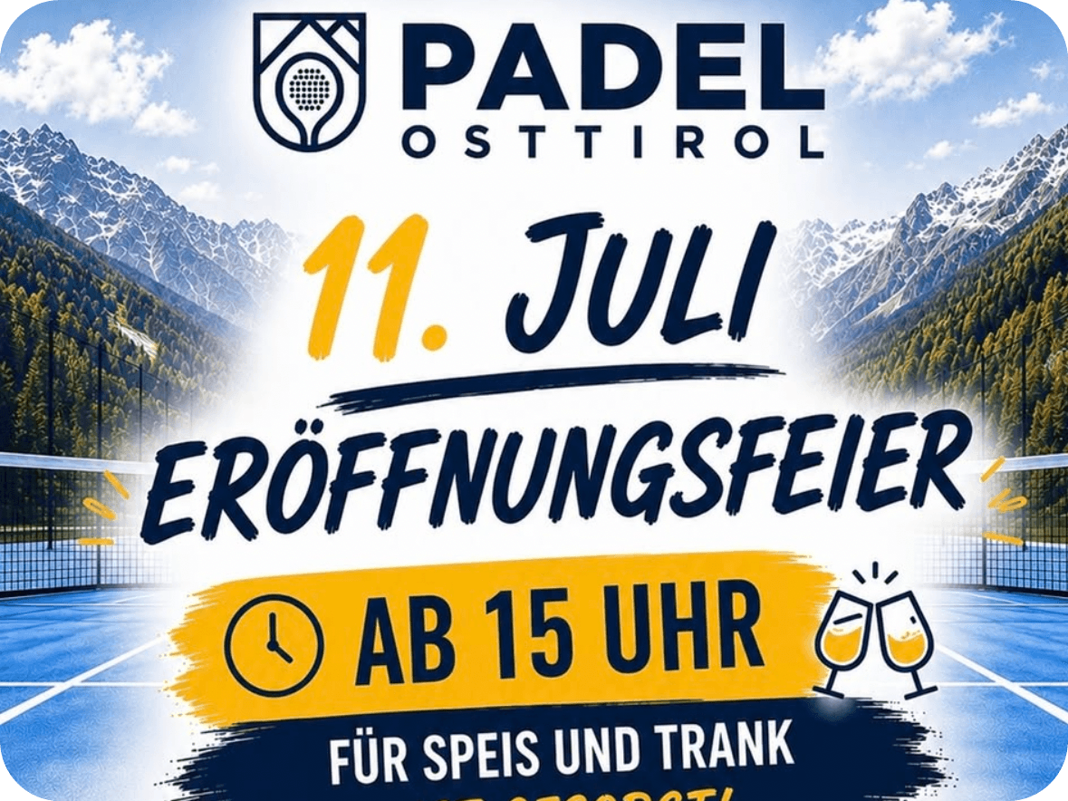 Padel Platz Eröffnung