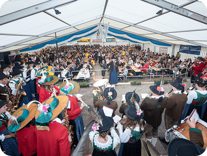 Bezirksmusikfest des Musikbezirks Pustertal-Oberland