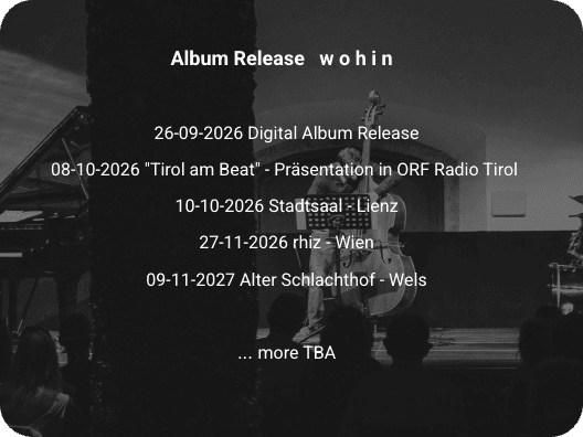 KO·AX — w o h i n (Release-Konzert)