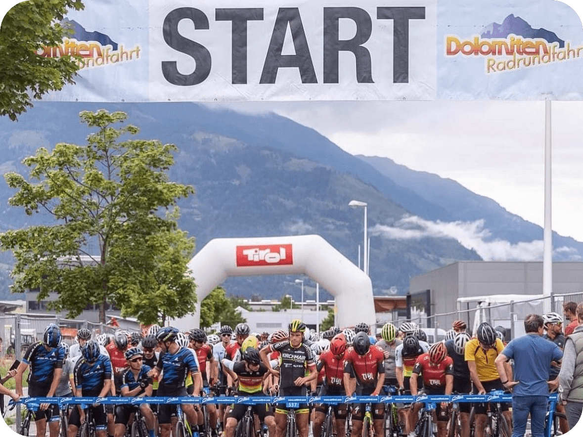 Dolomitenradrundfahrt 112km