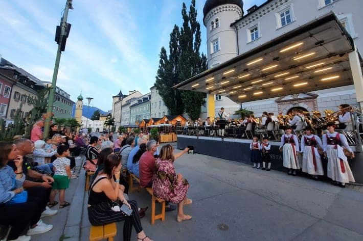 Platzkonzert der Musikkapelle Tristach